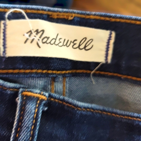 MADEWELL  10" HIGH-RISE SKINNY Medium Wash Denim Jeans Size 25 - Picture 2 of 4